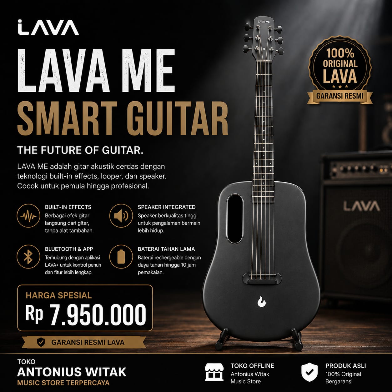 Lava Me-Smart Guitar